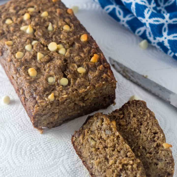 Banana Oat Bread - Try this easy 12-ingredient banana oat bread, you will love it!