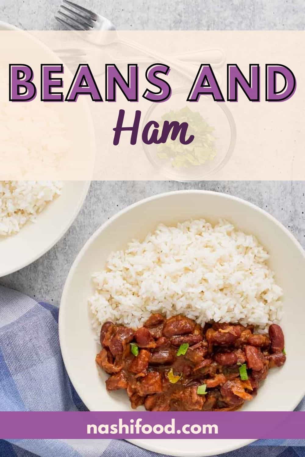 Red Beans and Ham Bone (Porotos con Jamón) in Instant Pot